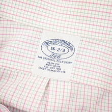 LOT of 5 Brooks Brothers Multi Color Cotton Checked Striped Dress Shirts 16.5