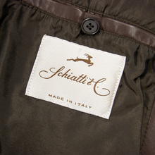 NWT Schiatti & Co. Felino Pecan Brown Nappa Leather Jacket