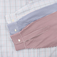 LOT of 5 Brooks Brothers Multi Color Cotton Plaid Striped Dress Shirts 16.5
