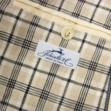NWT Schiatti & Co. Cream Silk Linen Top Stitch Unstructured Lightweight Jacket