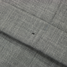 Pal Zileri Pewter Grey Wool Woven Ticket Pocket Pleated Front Dress Pants 32W