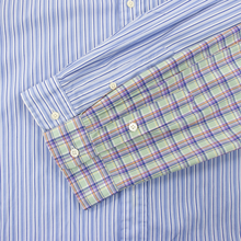 LOT of 5 Ralph Lauren Multi-Color Cotton Check Stripe Btn Down Dress Shirts XL
