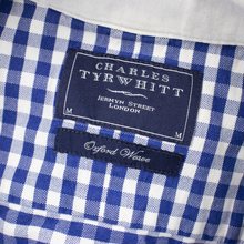 LOT of 5 Charles Tyrwhitt Multi Color Cotton Plaid Checked Dress Shirts M