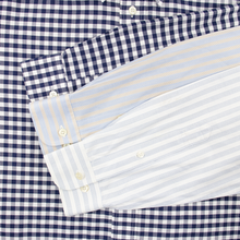 LOT of 5 Brooks Brothers Multi Color Cotton Plaid Striped Dress Shirts L