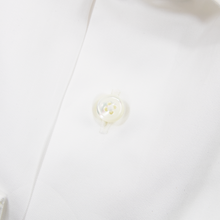 NWT Zegan Rossini White Cotton Spread Collar Dress Shirt 41EU/16US