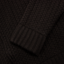 NWT Schiatti Brown 100% Cashmere Heavy Rib Knit Bomber Sweater Jacket 48EU/S