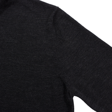 NWT $380 Thom Sweeney Charcoal Grey S120s Wool Roll Turtleneck Sweater XS/46EU