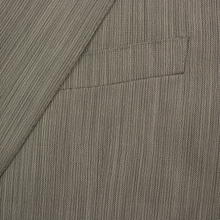 Canali Tan Black Wool Abstract Full Canvas Italy 2Btn Jacket 44R