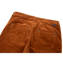 Patagonia Fire Orange Cotton Ribbed Velvet Unlined 5-Pocket Jean Cut Pants 31W