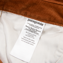 Patagonia Fire Orange Cotton Ribbed Velvet Unlined 5-Pocket Jean Cut Pants 31W