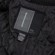 Jordan Craig Black Polyester Wool Padded Epaulet Piped Jacket 3XL