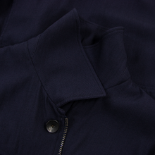NWOT Caruso Brioni Serengeti Navy Wool Unstructured Pique Field Jacket 40R
