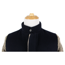 Stephan Schneider Navy Brown Cashmere Wool Knit Sleeves Unstructured Jacket 5/M